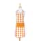 Pumpkin Spice Heavyweight Check Fringed Chef Apron